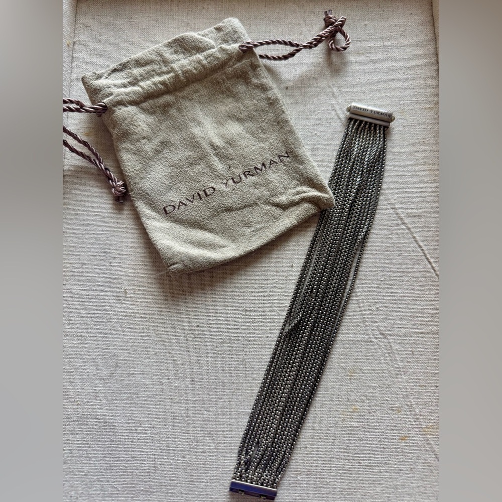 David Yurman Silver Chain Bracelet